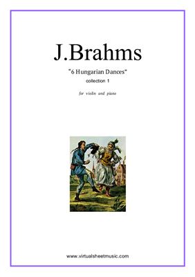 Brahms Johannes. 6 Hungarian Dances