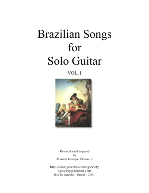 Pavanelli Mauro Henrique (сост.) Brazilian Songs for Solo Guitar. Vol.1