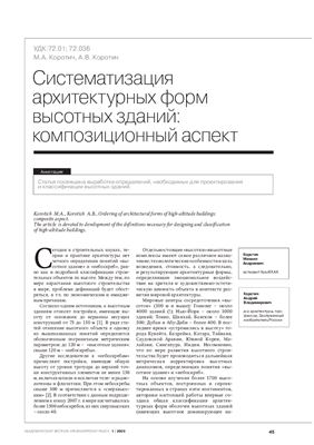 Академический вестник УралНИИпроект РААСН 2009 №01