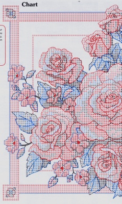 Архив схем вышивки Dimensions flowers
