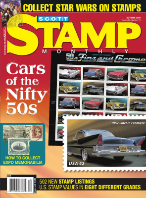 Scott Stamp Monthly 2008 №10