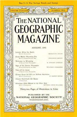 National Geographic Magazine 1945 №08