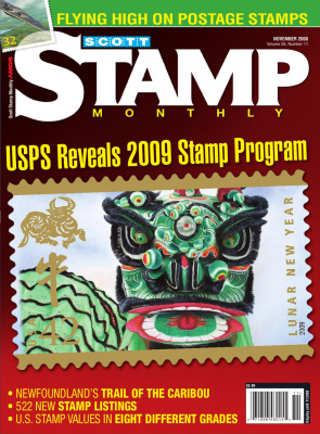 Scott Stamp Monthly 2008 №11