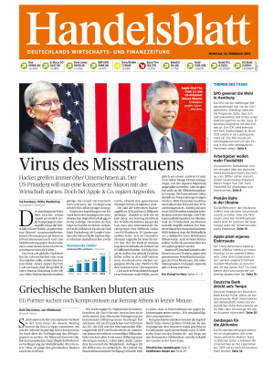 Handelsblatt 2015 №32 Februar 16
