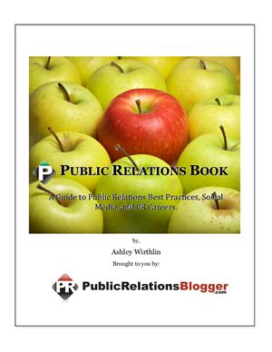 Wirthlin Ashley. Public relations book