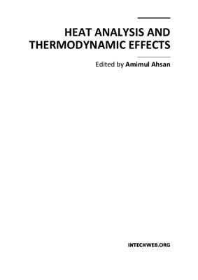 Ahsan A. (ed.) Heat Analysis and Thermodynamic Effects
