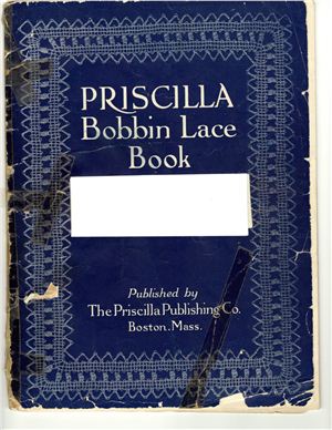 Bobbin Priscilla. Lace book