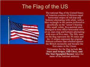 The Flag of the US
