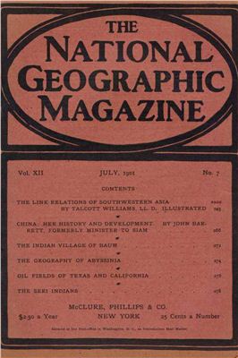 National Geographic Magazine 1901 №07