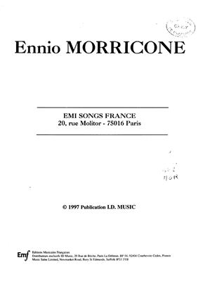 Morricone Ennio. Мелодии из фильмов