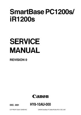 Canon SmartBase PC1200s/ iR1200s. Service Manual