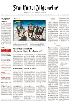 Frankfurter Allgemeine Zeitung für Deutschland 2014 №299 Dezember 24