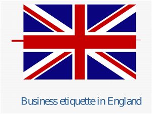 Business etiquette in England