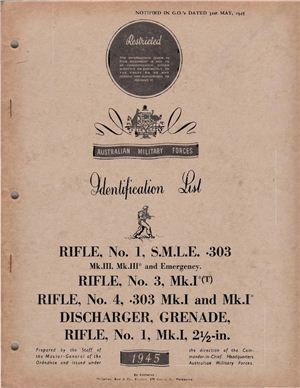 McCarron, Bird&Co. Australian Military Forces. Identification List