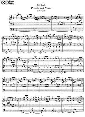 Бах И.С. Прелюдия Ля Минор (BWV 569)
