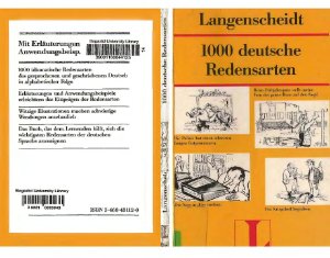 Griesbach Heinz, Schulz Dora. 1000 deutsche Redensarten