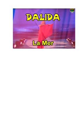 Lopez Rudy. Learn French with - Dalida La Mer