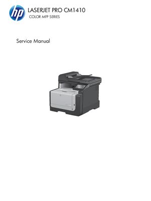 HP LaserJet Pro CM1410 Color MFP Series. Service Manual