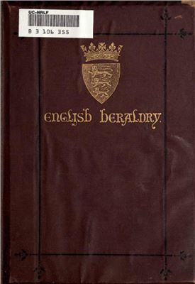 Charles Boutel. English Heraldry