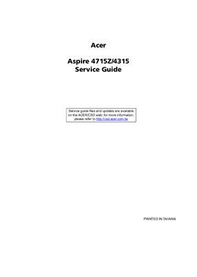 Acer Aspire 4000-series. Service Guide
