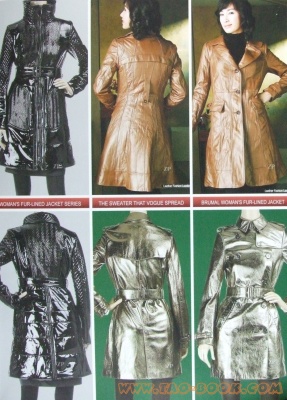 Каталог моделей плащей, курток, пальто COTT 2008-2009