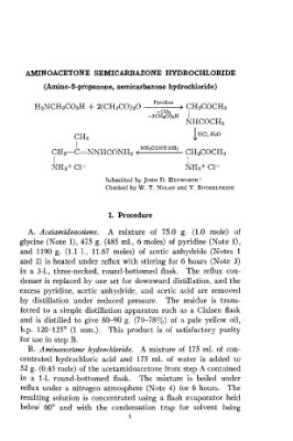 Organic syntheses. Vol. 45, 1965