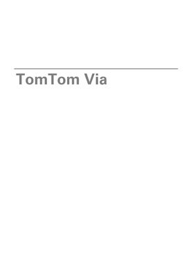 TOM TOM VIA. Руководство пользователя на русском языке
