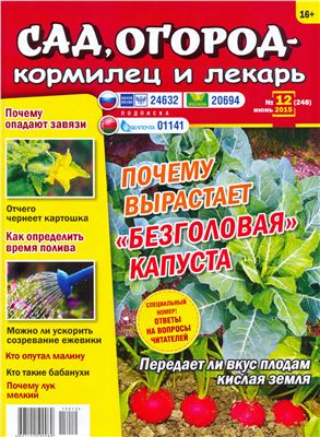 Сад, огород - кормилец и лекарь 2015 №12 (248)