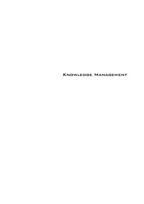 Virtanen P., Helander N. (eds.) Knowledge Management