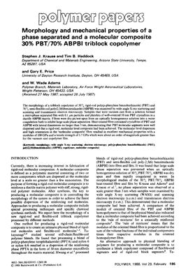 Polymer 1988 Vol. 29 №01-06 (articles)