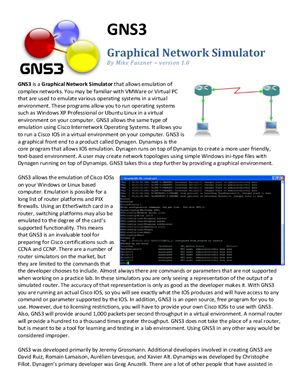 GNS3 0.7.3