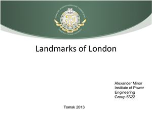 Landmarks of London