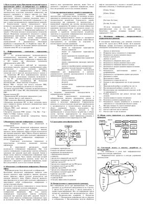 Шпаргалка - Информационные системы в АПК