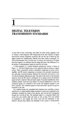 Digital Television Transmission Standarts
