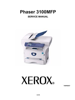 Xerox phaser 3100 MFP/X service manual