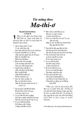 Евангелие от Матфея / Phúc âm Matthew