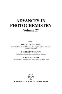 Advances in Photochemistry. V.27