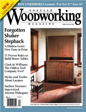Popular Woodworking 2010 №182 April