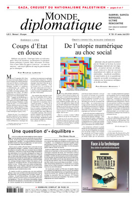 Le Monde diplomatique 2014 Août №725