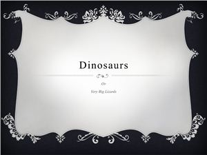 Модальные глаголы (must and have to) + знакомство с динозаврами
