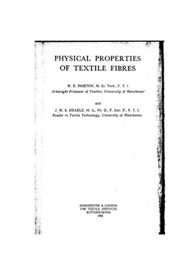 Мортон В.Е., Хёрл Д.В. Механические свойства текстильных волокон