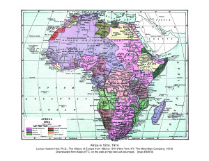 Colonial Africa, 1914 / Колониальная Африка, 1914