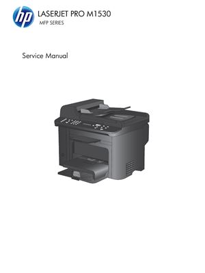 HP LaserJet Pro M1530 MFP Series. Service Manual