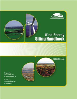 Giovanello A., Kaplan C.S. Wind Energy Siting Handbook
