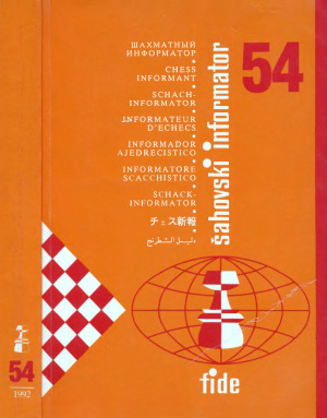 Шахматный информатор 1992 №054