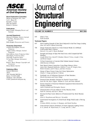 Journal of Structural Engineering 2004 №05