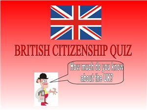 British Citizenship Quiz