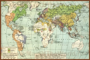 Историческая карта Мира