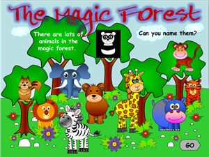 The magic forest. Forest's animals. Презентация - игра