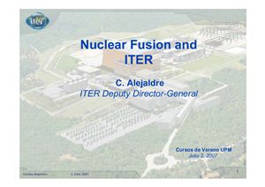 Презентация - Nuclear Fusion and ITER